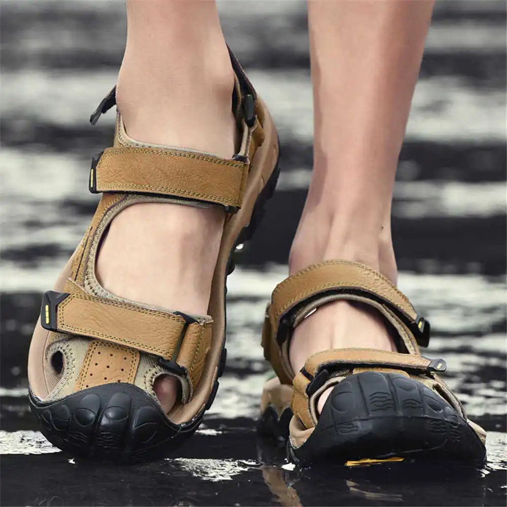 Luxury Lifestyle House - Number 44 Natural Cowhide Water Slippers