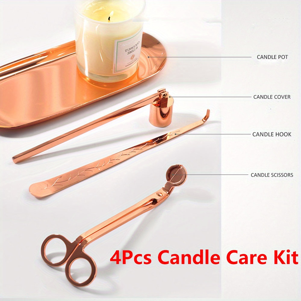 Luxury Lifestyle Items - 4pcs/set Luxury Candle Care Kit Stainless