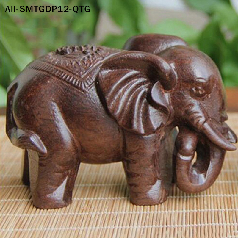 Luxury Lifestyle Items - Luxury Elephant Figurine Wooden Ornaments Crafts