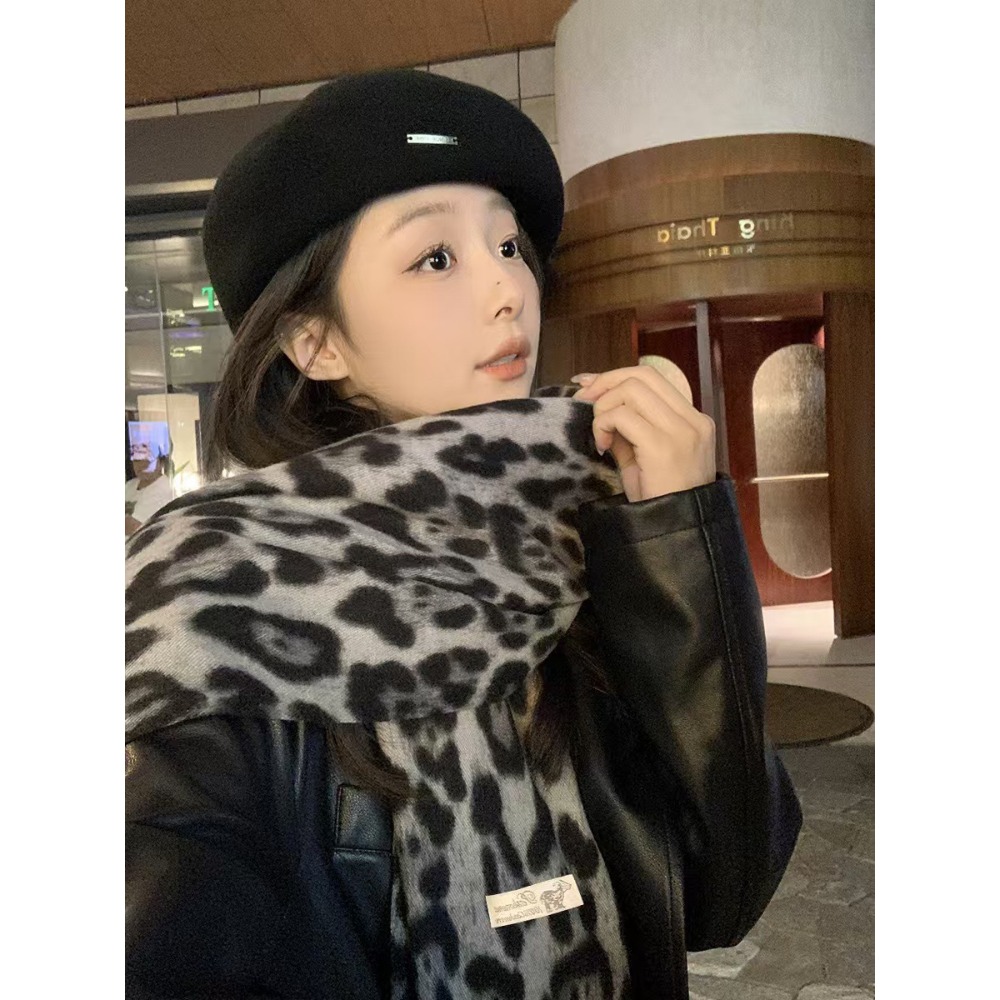 190*70CM Design Leopard Scarf  - Cashmere Throw Blanket 리뷰 및 가격