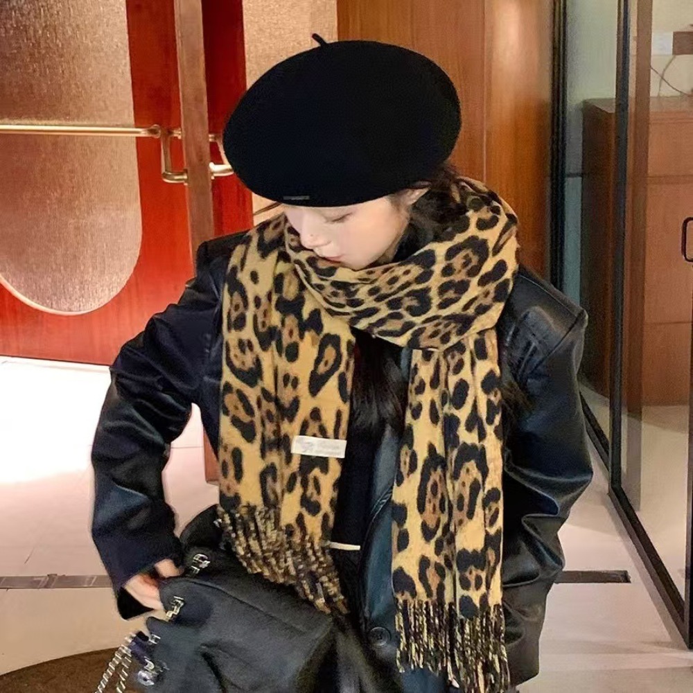 190*70CM Design Leopard Scarf  - Cashmere Throw Blanket 리뷰 및 가격