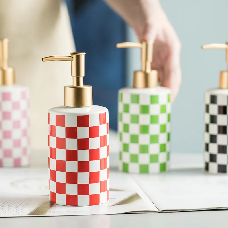 Checkerboard Ceramic Lotion Bo - Luxury Lifestyle Items 리뷰 및 가격