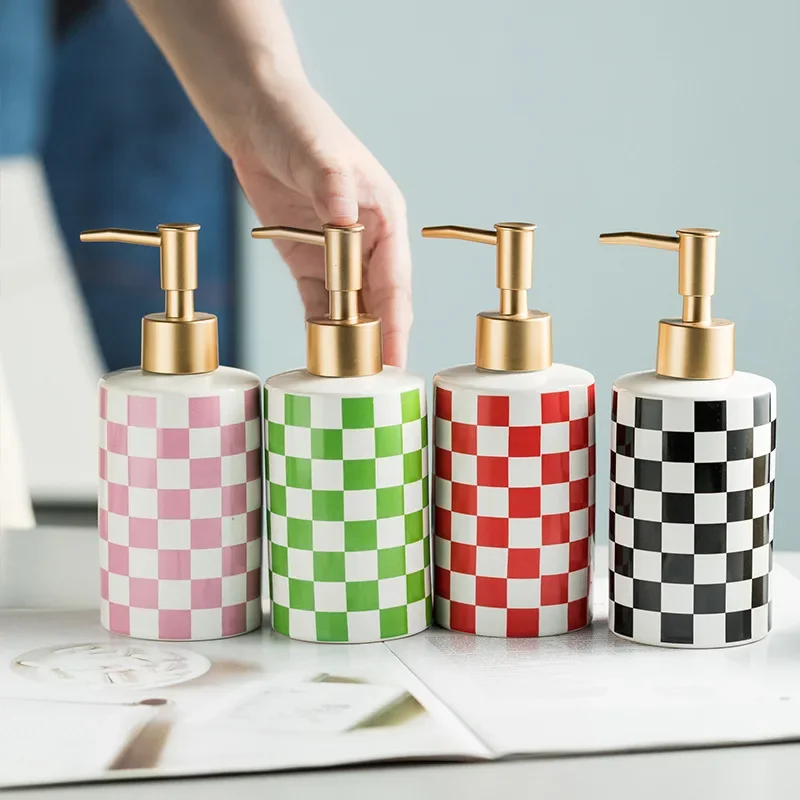 Checkerboard Ceramic Lotion Bo - Luxury Lifestyle Items 리뷰 및 가격