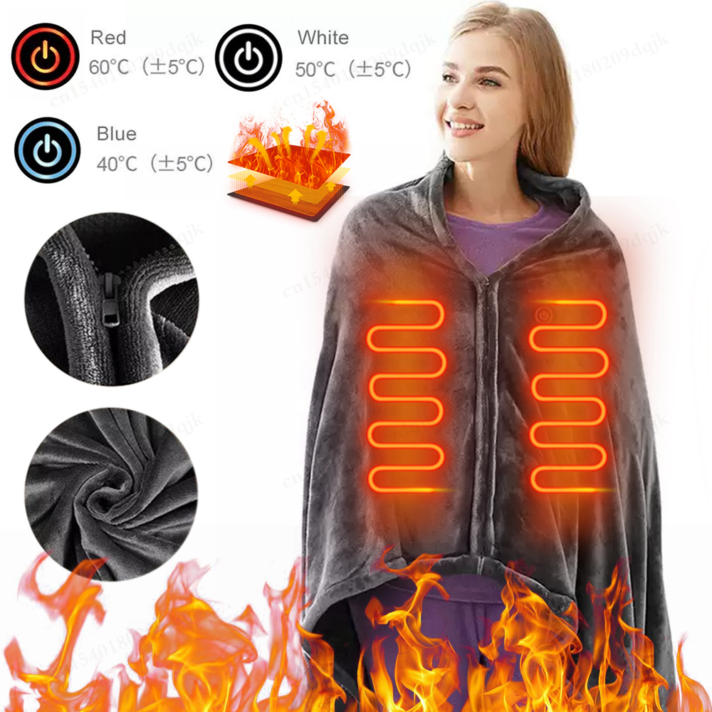 Office Wearable USB Electric H - Cashmere Throw Blanket 리뷰 및 가격