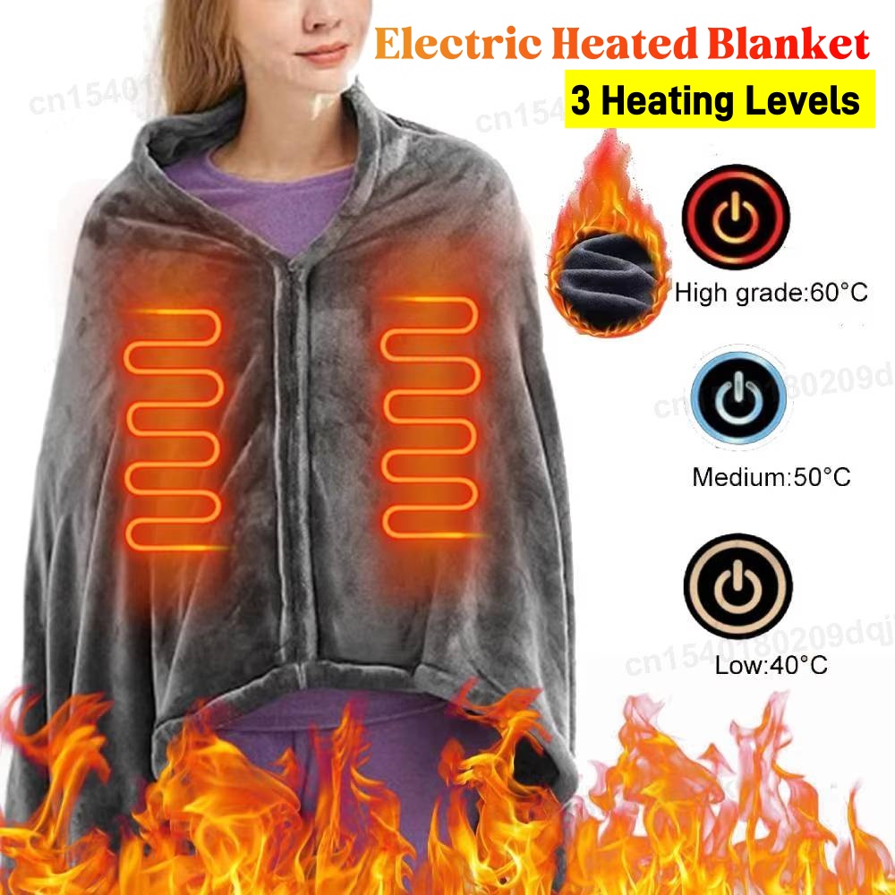 Office Wearable USB Electric H - Cashmere Throw Blanket 리뷰 및 가격
