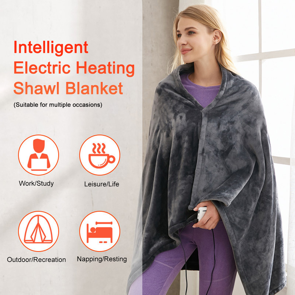 Office Wearable USB Electric H - Cashmere Throw Blanket 리뷰 및 가격