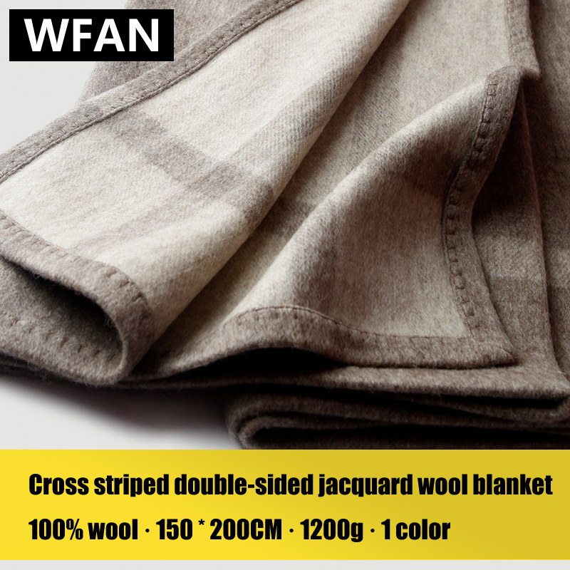 Cross Striped Double sided Jac - Cashmere Throw Blanket 리뷰 및 가격