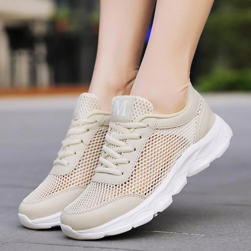 Summer Breathable Sneakers Wom - Luxury Lifestyle House 리뷰 및 가격