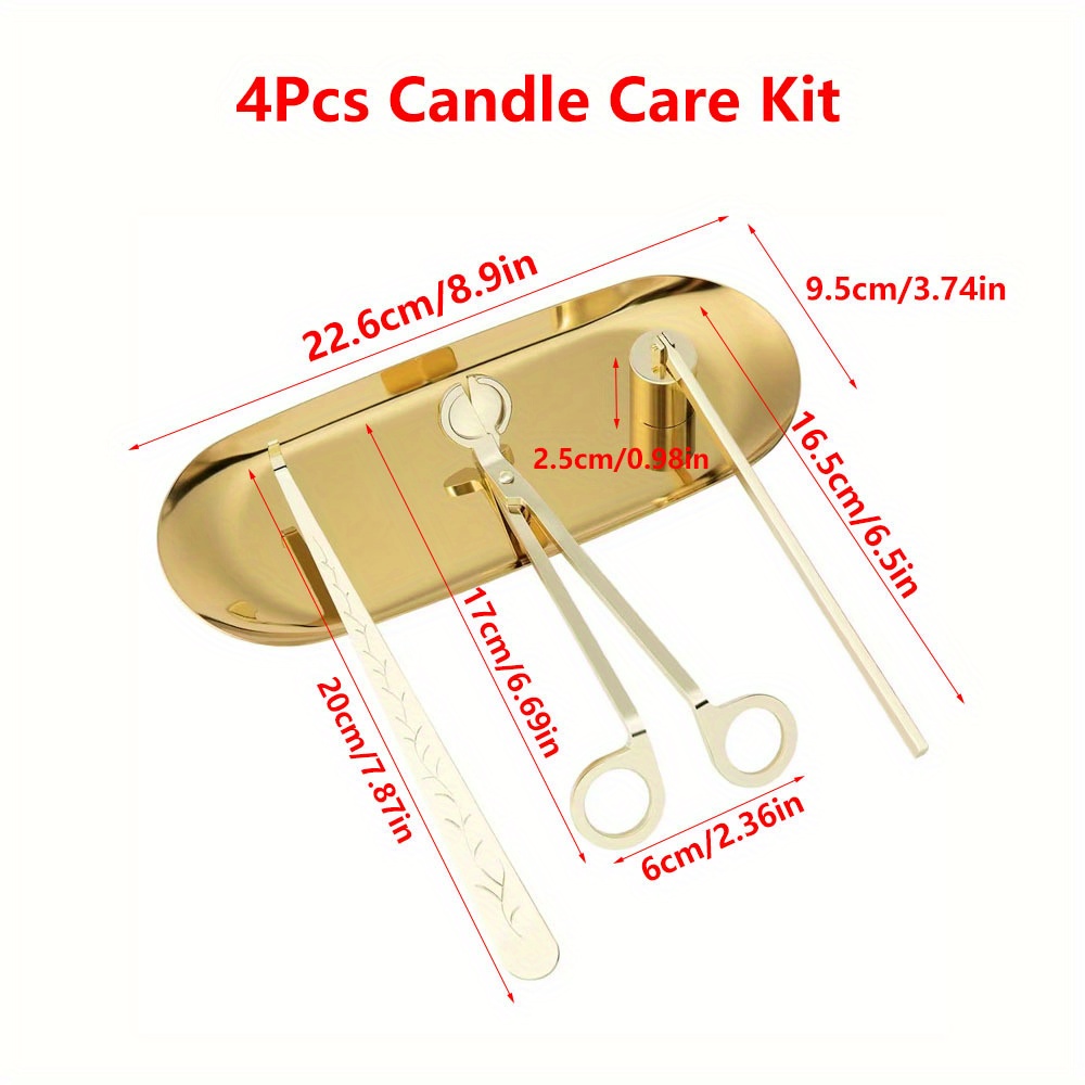 4pcs/set Luxury Candle Care Ki - Luxury Lifestyle Items 리뷰 및 가격