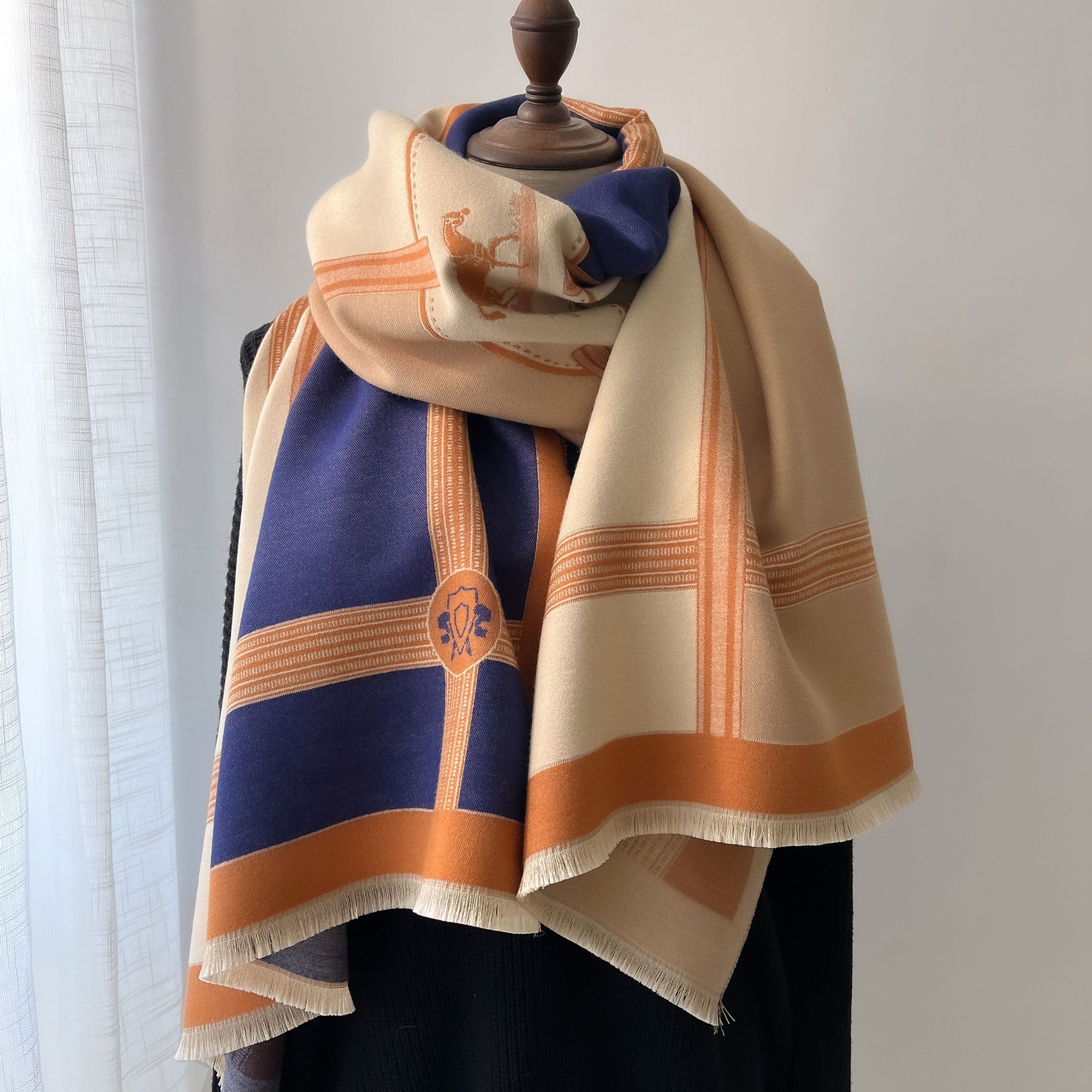 Winter Cashmere Scarf Women Lu - Cashmere Throw Blanket 리뷰 및 가격
