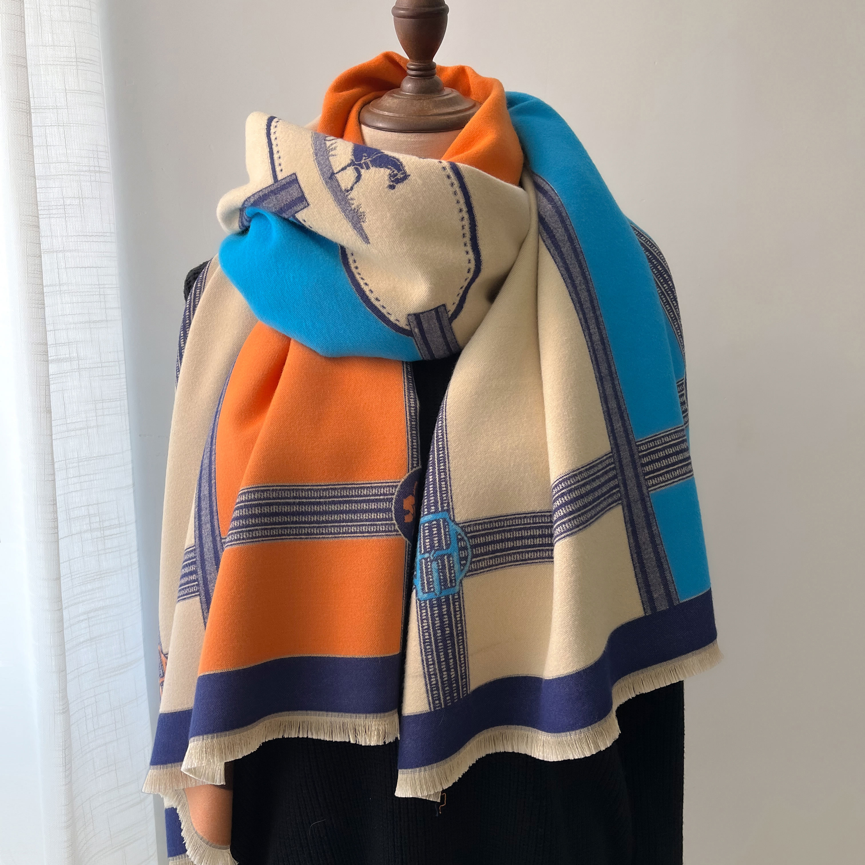 Winter Cashmere Scarf Women Lu - Cashmere Throw Blanket 리뷰 및 가격