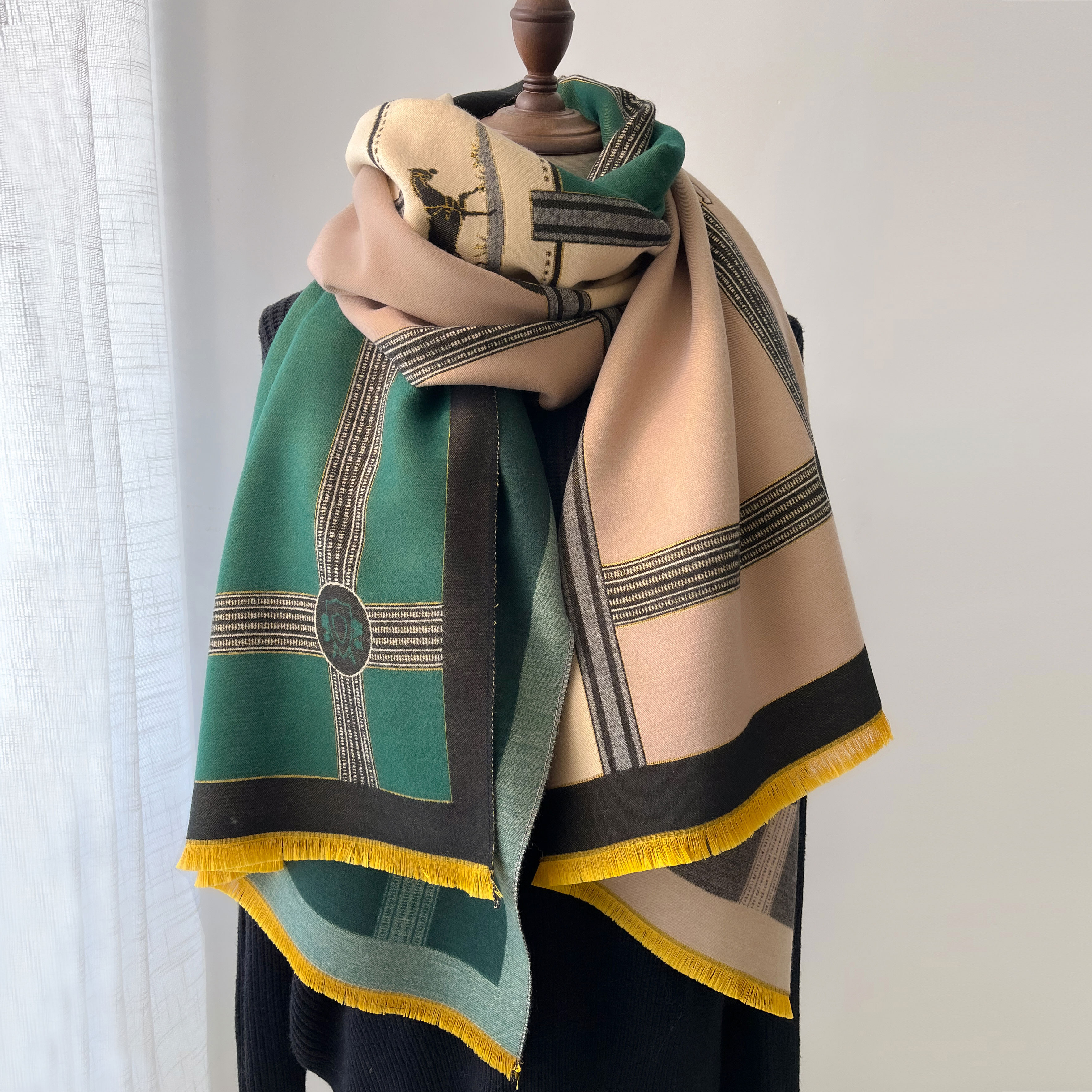 Winter Cashmere Scarf Women Lu - Cashmere Throw Blanket 리뷰 및 가격