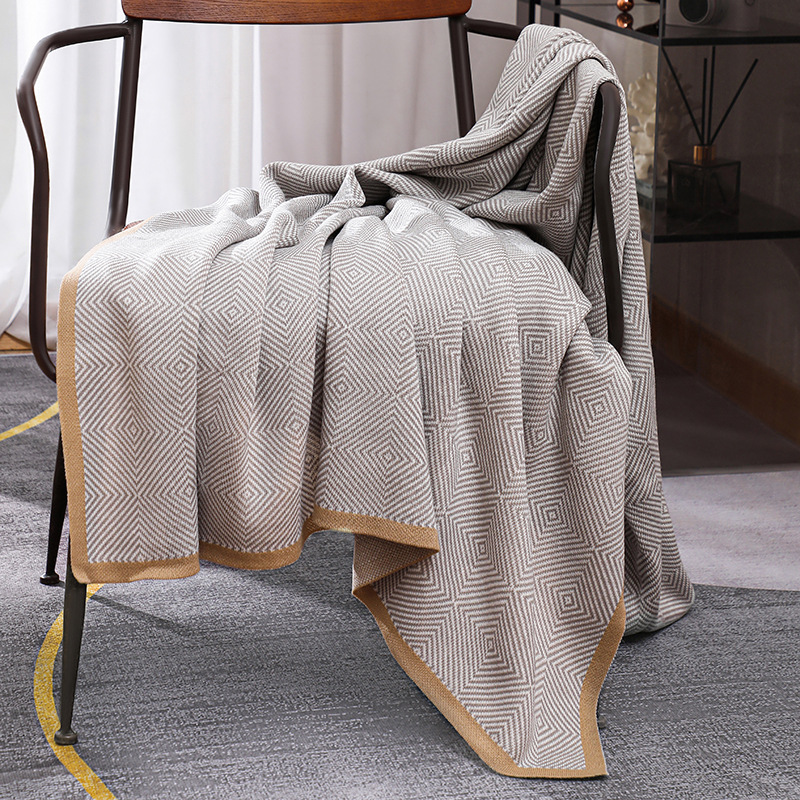 Nordic Ins Style Knitted Blank - Cashmere Throw Blanket 리뷰 및 가격