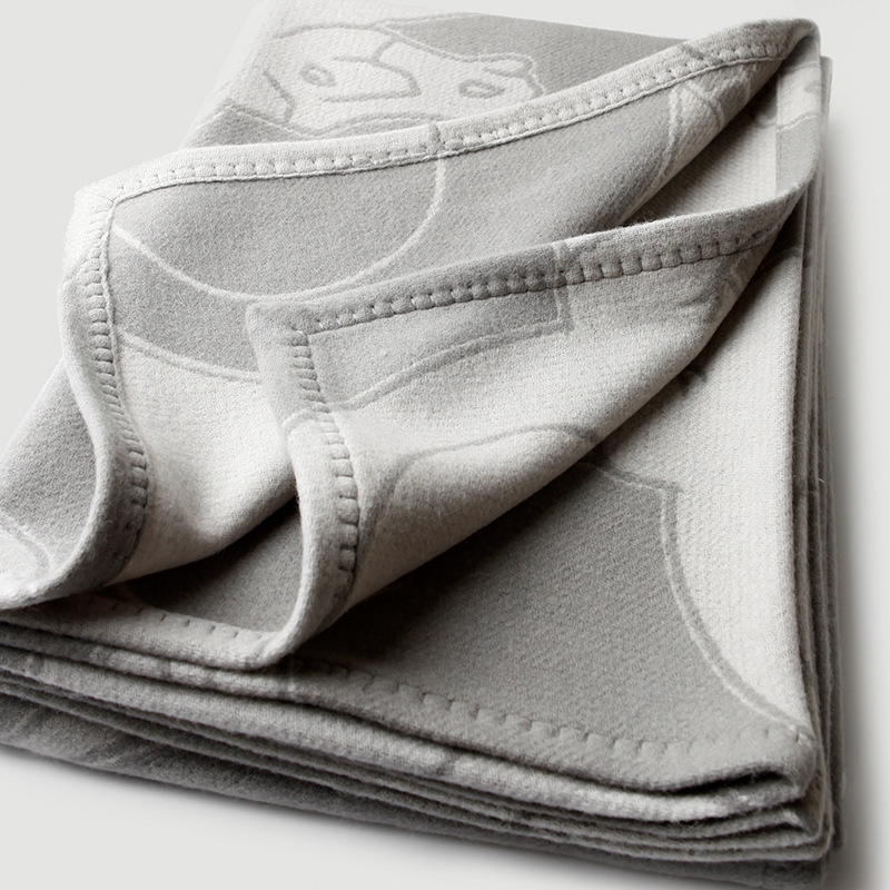 Cartoon Horse Jacquard Wool Bl - Cashmere Throw Blanket 리뷰 및 가격