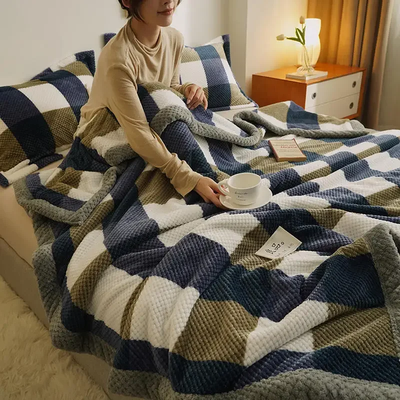 Knit Blanket Throw Soft Chenil - Cashmere Throw Blanket 리뷰 및 가격