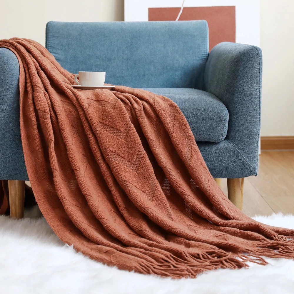 Elegant Nordic Blankets Tassel - Cashmere Throw Blanket 리뷰 및 가격
