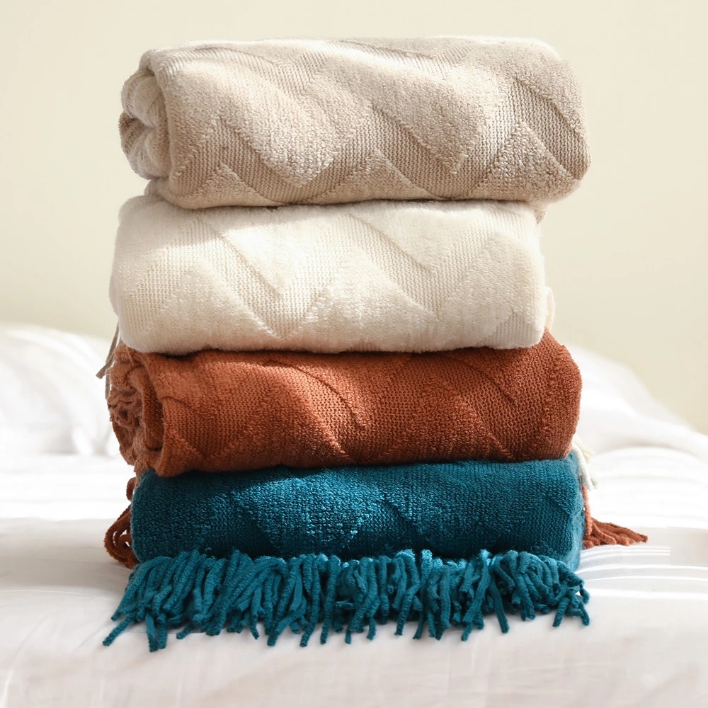 Elegant Nordic Blankets Tassel - Cashmere Throw Blanket 리뷰 및 가격