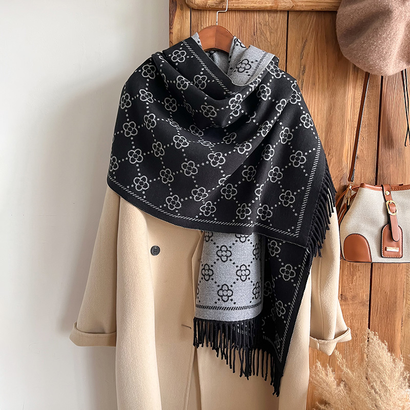 Brands Jacquard Design Winter  - Cashmere Throw Blanket 리뷰 및 가격