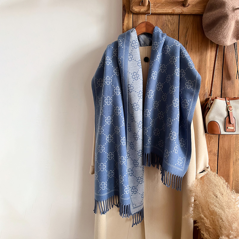 Brands Jacquard Design Winter  - Cashmere Throw Blanket 리뷰 및 가격